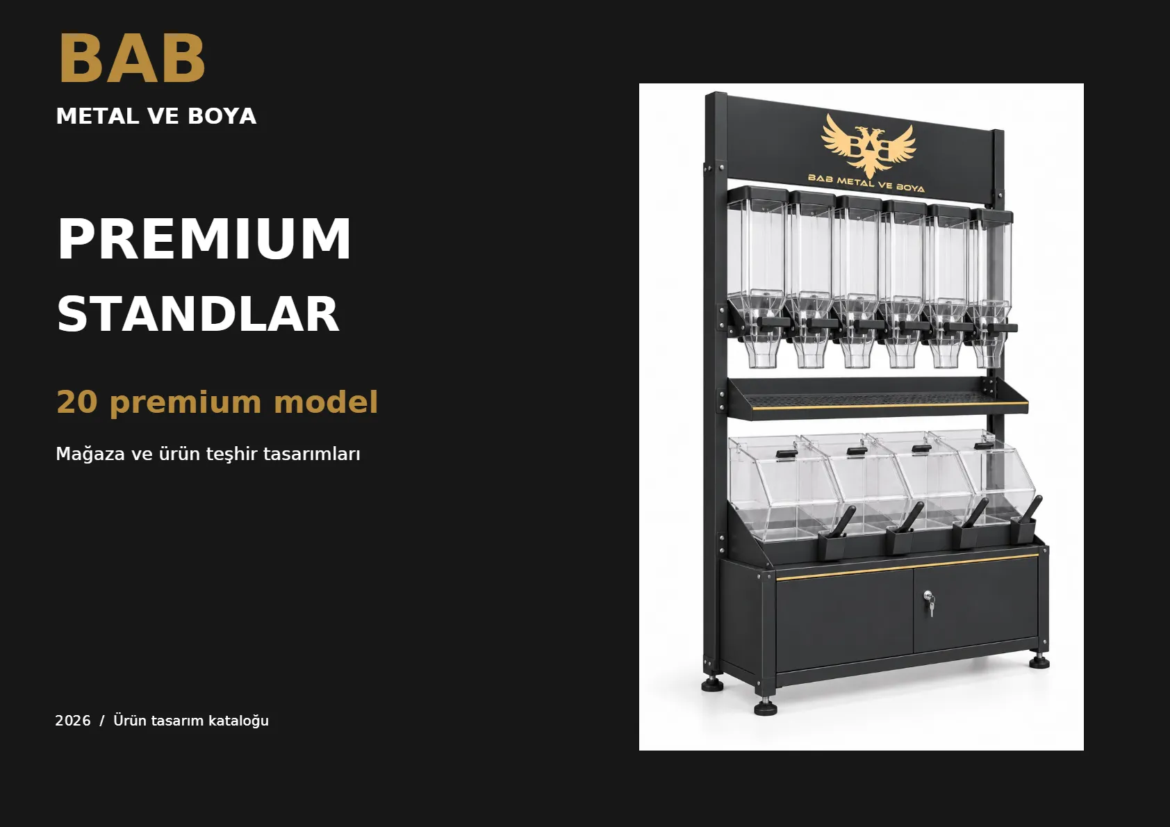BAB Premium Standlar Kataloğu 2026 kapak